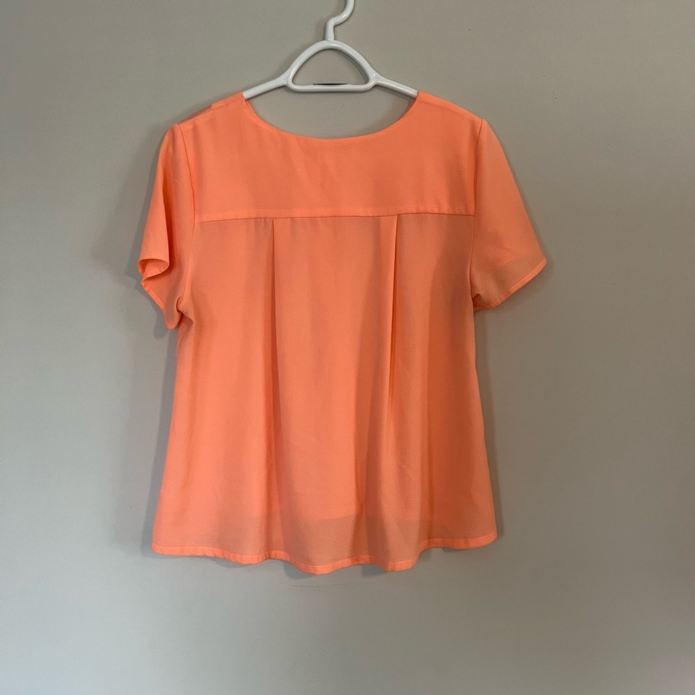 Orange blouse